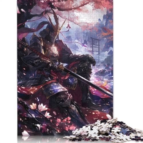 Vigilant Japanisches Samurai-Puzzle für Erwachsene, 1000 Teile, interessantes Puzzle zur Stressreduzierung für Frauen und Männer, 1000 Teile (75 x 50 cm) von QBIREX