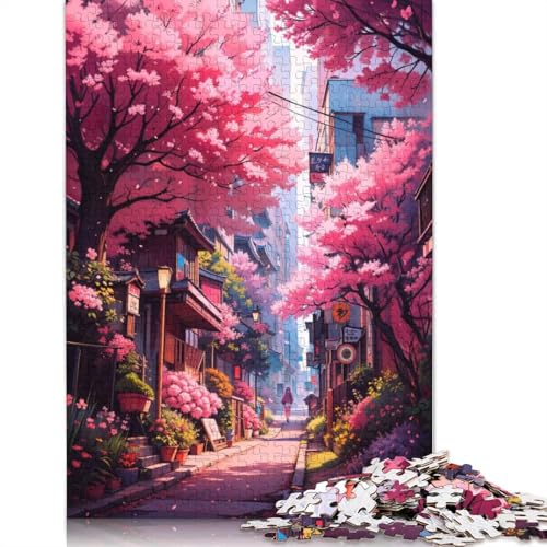 Walking in Solitude Puzzle-Spielzeug, Lernspiel, Premium-Karton-Puzzle für Erwachsene und Kinder, 1000 Teile (75 x 50 cm) von QBIREX