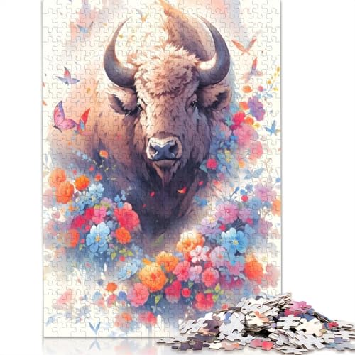 Wild One Puzzle-Spielzeug, Lernspiel, Premium-Puzzle aus Karton für Erwachsene und Kinder, 1000 Teile (75 x 50 cm) von QBIREX