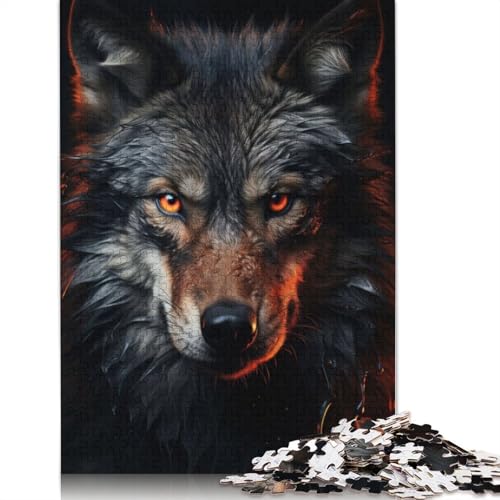 Wütender Wolf, 520-teiliges Puzzle, interessanter Stressabbau, Beste Puzzles für Kinder ab 12 Jahren, 520 Teile (52 x 38 cm) von QBIREX