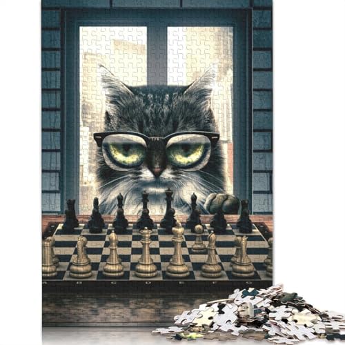 Your Move Puzzle 1000-teilige Schwer Puzzle Spielzeug Lernspiel Impossible Herausforderung Spielzeug Für Erwachsene Und Kinder Ab 14 Jahren 1000pcs (38x26cm) von QBIREX