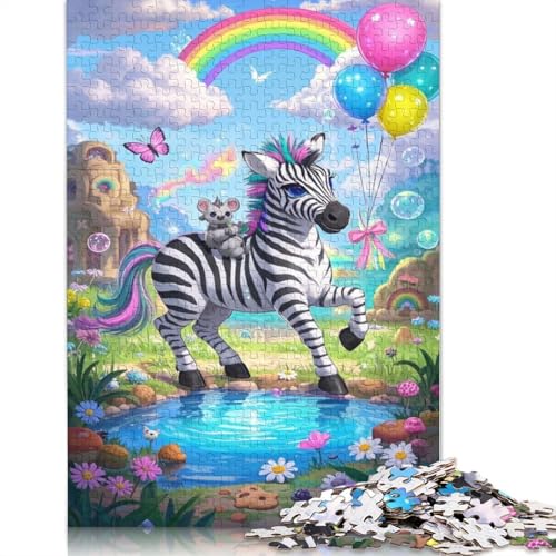 Zebra Puzzles 1000 Teile Schwer Puzzle Spielzeug Lernspiel Impossible Herausforderung Spielzeug Für Erwachsene Und Kinder Ab 14 Jahren 1000pcs (75x50cm) von QBIREX