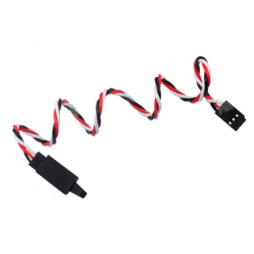 QBVHAEPY 22AWG 60 Cores Servo -Erweiterung kompatibel mit Futaba -Typ Kompatibel mit RC -Hubschrauberdrohne und andere RC -Modelle(60CM) von QBVHAEPY