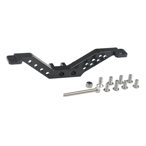 QBVHAEPY 4 Linkstangenachtermontage Set Schwarzer Hinterachse Verstärkung kompatibel mit 1/10 RC Crawler Car Model 90047(Black Rear) von QBVHAEPY