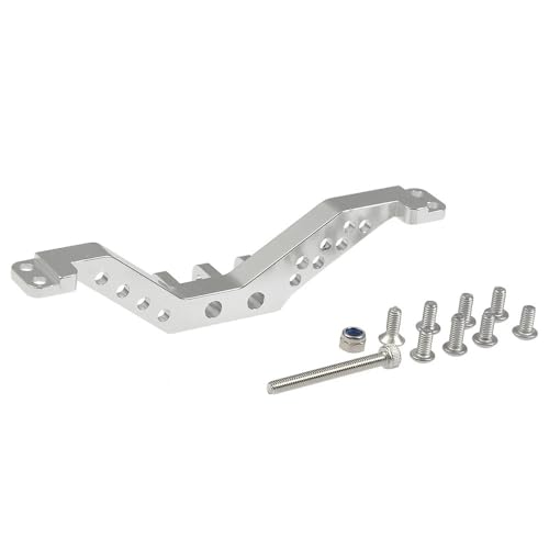 QBVHAEPY 4 Linkstangenachtermontage Set Schwarzer Hinterachse Verstärkung kompatibel mit 1/10 RC Crawler Car Model 90047(Silver Rear) von QBVHAEPY