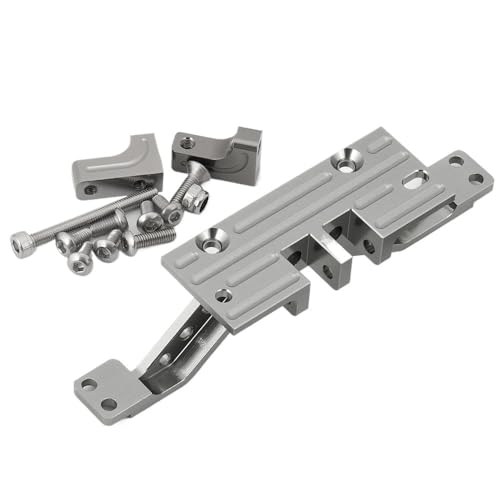 QBVHAEPY 4 Linkstangenachtermontage Set Schwarzer Hinterachse Verstärkung kompatibel mit 1/10 RC Crawler Car Model 90047(Titanium Front) von QBVHAEPY