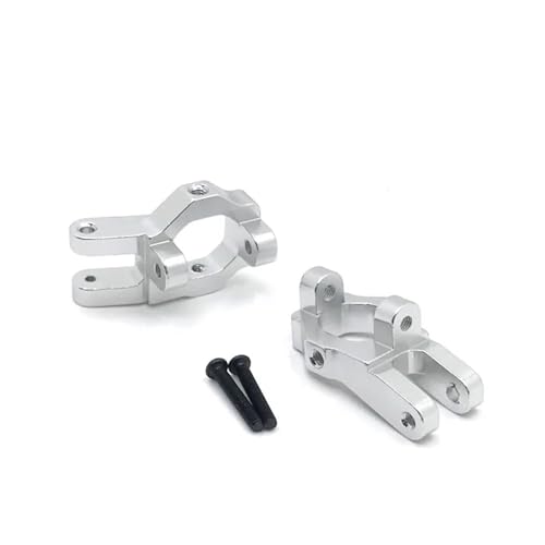 QBVHAEPY Vordere C-Hub-Metall-Upgrade-Teile mit 1/12 FY-01 FY-02 FY-03 FY-04 FY-05 12428 12423 RC-Automodelle kompatibel(White) von QBVHAEPY