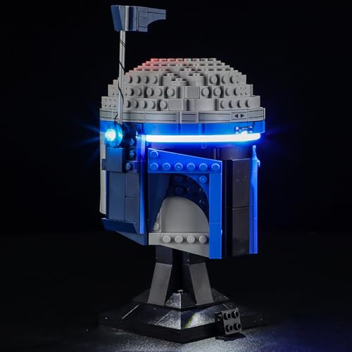 Beleuchtungsset für Lego 75408 Jango Fett Helm Stars Wars Movie Bausteine Ohne Bausteine Set von QC Ltbrcik
