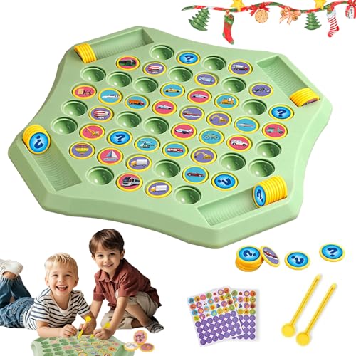 2026 Flip Match Brettspiel, Memory-Schachbrett über Karton, kreative Doppel-Cartoon-Muster-Matching-Spiele for Erwachsene, geeignet for 2–4 Spieler(Transport) von QCDZSW