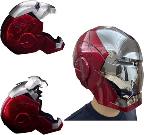 QCFGJBJK Cos Play Helm Mk5 1:1 Tragbarer Superheldenhelm Englische Sprachsteuerung, Elektrische Öffnungs- und Schließmaske mit Berührungssensor, Film Rollenspiel Halloween QCFGJBJK Cos Play Helm Mk5 1:1 Tragbarer Superheldenhelm Englische Sprachsteuerung, Elektrische Öffnungs- und Schließmaske mit Berührungssensor, Film Rollenspiel Halloween von QCFGJBJK