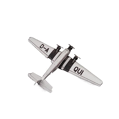QCHIAN Maßstabsgetreue Flugzeugmodelle Junkers Alloy Kampfflugzeugmodell im Maßstab 1:250 Flugzeugszeneneinstellung von QCHIAN
