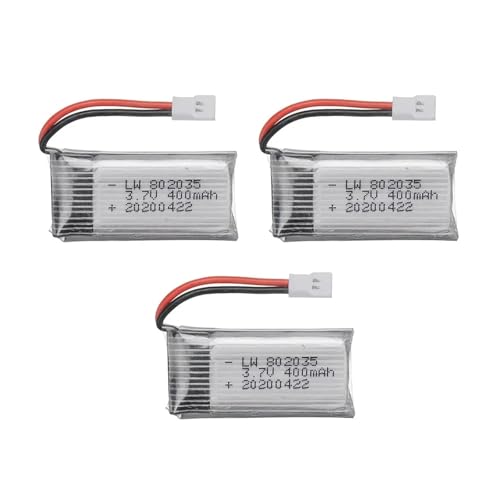 3,7 V 400 MAh 35C Lipo Batterie Und Batterieladegerät for X4 H107 H31 KY101 E33C E33 U816A V252 H6C RC Quadcopter Ersatzteil Drohne(3pcs) von QCKRTAU