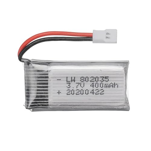 QCKRTAU 3,7 V 400 MAh 35C Lipo Batterie Und Batterieladegerät for X4 H107 H31 KY101 E33C E33 U816A V252 H6C RC Quadcopter Ersatzteil Drohne(1pcs) von QCKRTAU