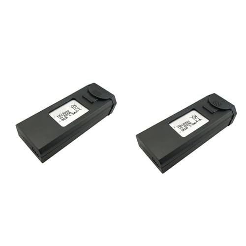 QCKRTAU Kompatibel Mit S2S-Drohnenbatterie, 3,7 V, 2000 MAh, RC-Ersatzbatterie for Mini-Drohnenbatterie(2pcs) von QCKRTAU