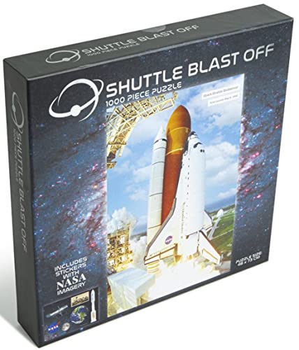 NASA 1000 Teile Puzzle Shuttle Blast Off Moon Landing Space Themed (Shuttle Blast Off) von QDS