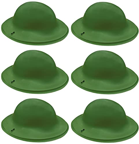 QDS 6 X Grün Britische Armee Soldat Helm WWII Weltkrieg 2 Tommy Kostüm Zubehör von QDS