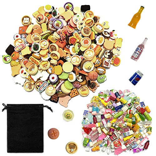 50er-Pack Mini-Essens- und Getränkemodelle mit 1 schwarzer Aufbewahrungstasche, Kinderspielset, Rollenspielspielzeug für Kinder, Heimwerkerbedarf, vorgetäuschte Küchenaccessoires (zufällige Stile) 50er-Pack Mini-Essens- und Getränkemodelle mit 1 schwarzer Aufbewahrungstasche, Kinderspielset, Rollenspielspielzeug für Kinder, Heimwerkerbedarf, vorgetäuschte Küchenaccessoires (zufällige Stile) von QEEQPF