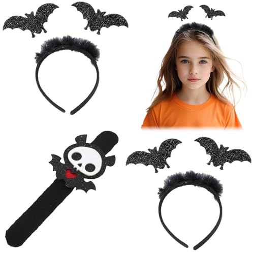 QEEROYO Haarreif, Fledermaus-Haarband, 2 Stück, Halloween, für Verkleidungen, Kostüm, Cosplay, Party, Halloween QEEROYO Haarreif, Fledermaus-Haarband, 2 Stück, Halloween, für Verkleidungen, Kostüm, Cosplay, Party, Halloween von QEEROYO