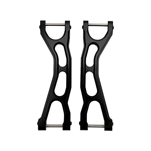 QERLONG 1/5 RC -Auto -Upgrade -Teile, hochwertige Metall vorderen oberen Suspensionsarmen mit Metall, verbessern die Kontrolle der Kontrolle für Fernbedienungspfus -Auto -Enthusiasten (Black) von QERLONG