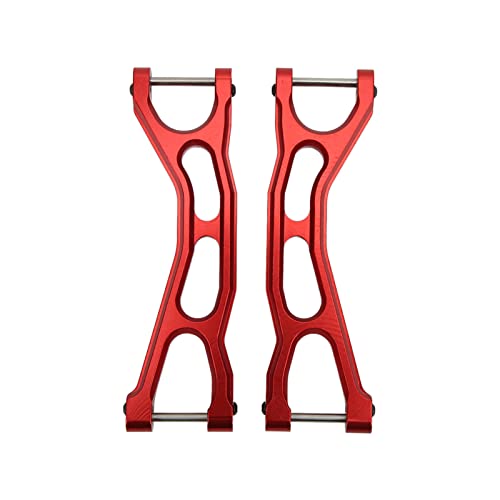 QERLONG 1/5 RC -Auto -Upgrade -Teile, hochwertige Metall vorderen oberen Suspensionsarmen mit Metall, verbessern die Kontrolle der Kontrolle für Fernbedienungspfus -Auto -Enthusiasten (Red) von QERLONG