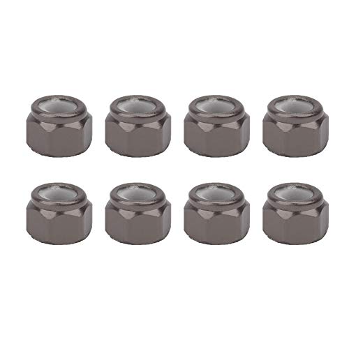 QERLONG Aluminiumlegierung M3 NUT -Upgrade Teil Fit Kyosho 4WD Optima SUV 8pcs (Silver Grey) von QERLONG