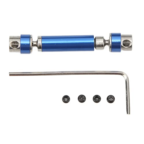 QERLONG RC -Antriebswelle Stahl Metall mit mittlerer Antriebswelle RC -Autokotenzusage für axiale 1/24 SCX24 Kletterwagen (Dark Blue) von QERLONG