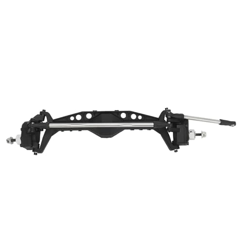 QERLONG RC Crawler Car Frontachse Nylon Stahl schwarzer Portal -Frontachse für Axial Capra 1.9 UTB Kletterwagen von QERLONG
