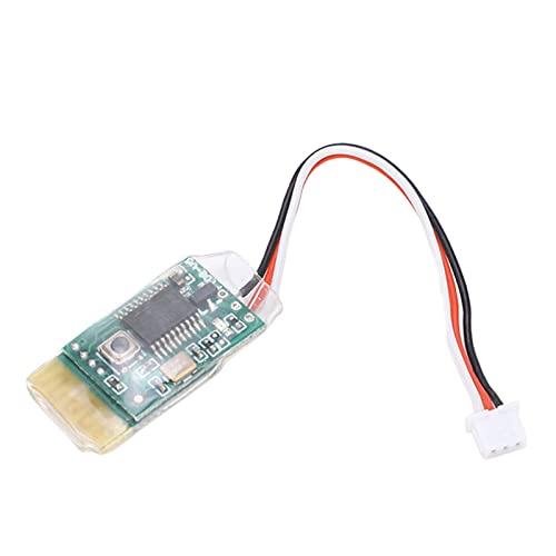 QERLONG RC Helicopter Receiver Modul Vertragsbeweis Mikroempfänger -Board Ersatz Omphobby M2 Kompakte Design Elektronische Komponenten Sicherheit Einfacher Installation für Hobbyisten von QERLONG