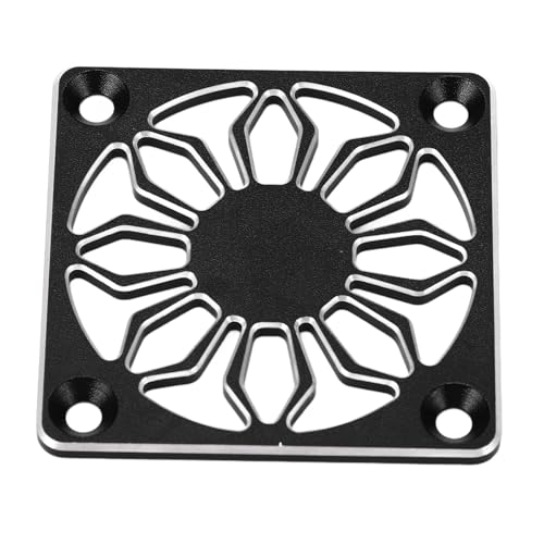QERLONG RC -Kühllüfterabdeckung Aluminiumlegierung Wärme Dissipation für RC -Auto -Enthusiasten (Black) von QERLONG