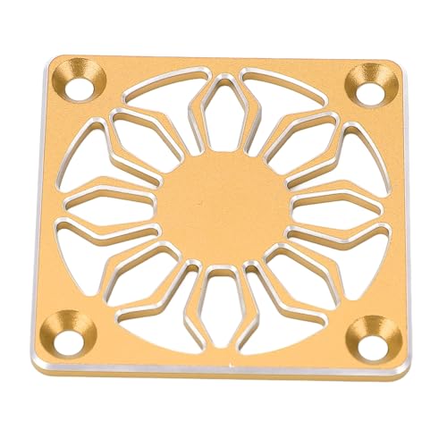 QERLONG RC -Kühllüfterabdeckung Aluminiumlegierung Wärme Dissipation für RC -Auto -Enthusiasten (Golden) von QERLONG