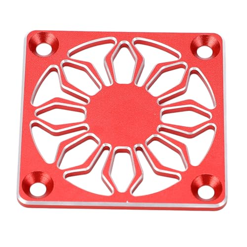 QERLONG RC -Kühllüfterabdeckung Aluminiumlegierung Wärme Dissipation für RC -Auto -Enthusiasten (Red) von QERLONG
