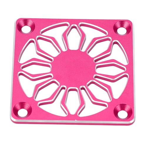 QERLONG RC -Kühllüfterabdeckung Aluminiumlegierung Wärme Dissipation für RC -Auto -Enthusiasten (Rosy Red) von QERLONG