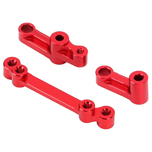 QERLONG RC -Lenkungsgruppen -Montage -Set Aluminiumlegierung Hochfest -Upgrade -Teile für 1/16 Fernbedienungsauto (Red) von QERLONG