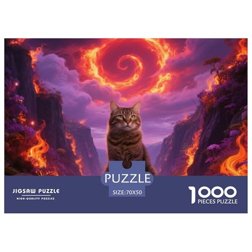 Abyssinian, 1000-Teile-Puzzle, Entspannende Und Anspruchsvolle Freizeitbeschäftigung, Wanddekoration, Ab 12 Jahren,Haustier Katze, 70x50cm/1000pcs Abyssinian, 1000-Teile-Puzzle, Entspannende Und Anspruchsvolle Freizeitbeschäftigung, Wanddekoration, Ab 12 Jahren,Haustier Katze, 70x50cm/1000pcs von QEVAWPAE