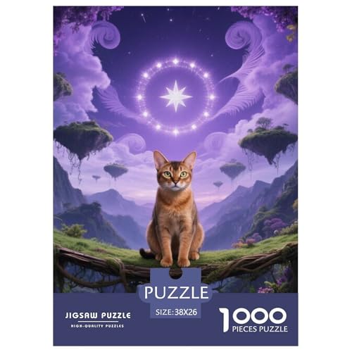 Abyssinian, 1000-Teile-Puzzlespiel, Spannende Herausforderung Für Die Ganze Familie, Ideal Für Heimdekoration, Ab 10 Jahren,Haustier Katze, 38x26cm/1000pcs Abyssinian, 1000-Teile-Puzzlespiel, Spannende Herausforderung Für Die Ganze Familie, Ideal Für Heimdekoration, Ab 10 Jahren,Haustier Katze, 38x26cm/1000pcs von QEVAWPAE