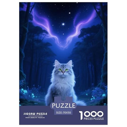 American Curl, 1000-Teile-Puzzle, Unterhaltsames Gehirntraining Und Entspannung, Ideal Zum Einrahmen, Ab 12 Jahren,Haustier Katze, 70x50cm/1000pcs American Curl, 1000-Teile-Puzzle, Unterhaltsames Gehirntraining Und Entspannung, Ideal Zum Einrahmen, Ab 12 Jahren,Haustier Katze, 70x50cm/1000pcs von QEVAWPAE