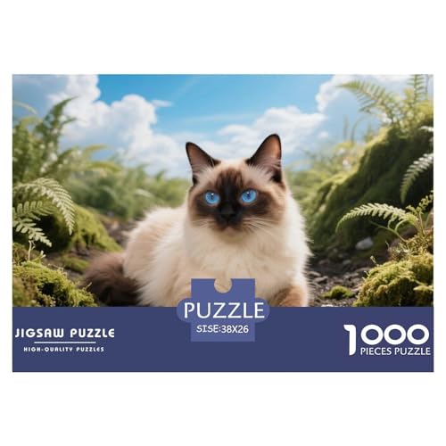 Balinese, 1000-Teile-Puzzlespiel, Harmonische Und Entspannende Freizeit, Geeignet Für Die Ganze Familie, Ab 10 Jahren,Haustier Katze, 38x26cm/1000pcs Balinese, 1000-Teile-Puzzlespiel, Harmonische Und Entspannende Freizeit, Geeignet Für Die Ganze Familie, Ab 10 Jahren,Haustier Katze, 38x26cm/1000pcs von QEVAWPAE
