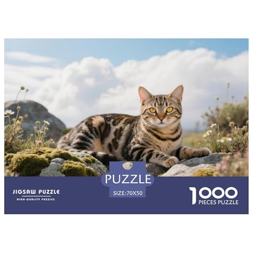 California Spangled, 1000-Teile-Puzzlespiel, Elegantes Und Sorgfältiges Design, Ideal Als Wandkunst Oder Für Sammler, Ab 8 Jahren,Haustier Katze, 70x50cm/1000pcs California Spangled, 1000-Teile-Puzzlespiel, Elegantes Und Sorgfältiges Design, Ideal Als Wandkunst Oder Für Sammler, Ab 8 Jahren,Haustier Katze, 70x50cm/1000pcs von QEVAWPAE
