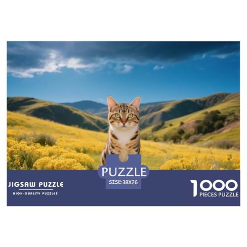 California Spangled, 1000-Teile-Puzzlespiel, Harmonische Und Entspannende Freizeit, Geeignet Für Die Ganze Familie, Ab 10 Jahren,Haustier Katze, 38x26cm/1000pcs California Spangled, 1000-Teile-Puzzlespiel, Harmonische Und Entspannende Freizeit, Geeignet Für Die Ganze Familie, Ab 10 Jahren,Haustier Katze, 38x26cm/1000pcs von QEVAWPAE