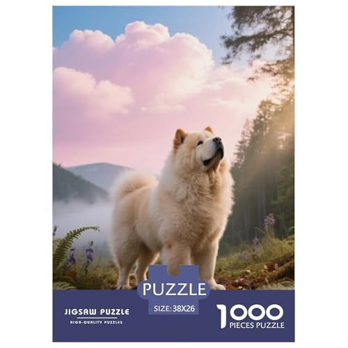 Chow Chow, 1000-Teile-Puzzlespiel, Liebevoll Gestaltete Motive, Perfekt Für Familienabende, Ab 10 Jahren, Haustierhund, 38x26cm/1000pcs Chow Chow, 1000-Teile-Puzzlespiel, Liebevoll Gestaltete Motive, Perfekt Für Familienabende, Ab 10 Jahren, Haustierhund, 38x26cm/1000pcs von QEVAWPAE