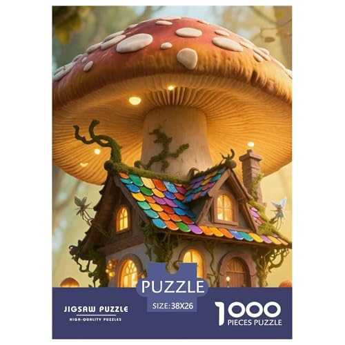 Dream Cabin, 1000-Teile-Puzzle, Fördert Achtsamkeit Und Kreativität, Ideal Für Zuhause, Ab 14 Jahren, 38x26cm/1000pcs von QEVAWPAE
