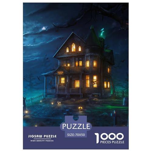 Dream Cabin, 1000-Teile-Puzzlespiel, Visuelles Vergnügen Und Geistige Herausforderung, Ideal Zum Einrahmen, Ab 8 Jahren, 70x50cm/1000pcs von QEVAWPAE