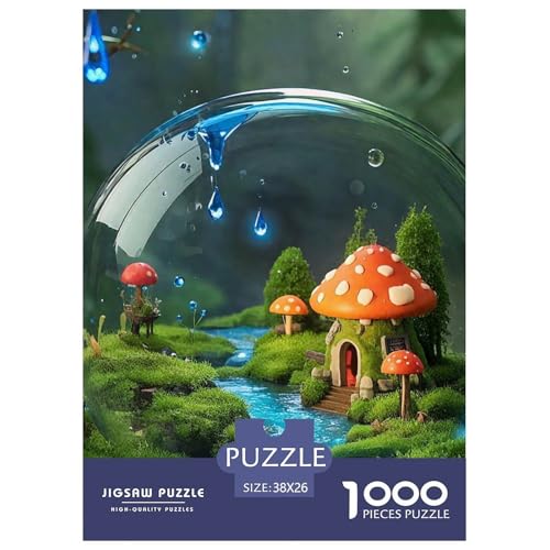 Dream Cabin, Puzzle in 1000 Teilen, Ruhige Und Immersive Aktivität, Ideal Für Sammler, Ab 14 Jahren, 38x26cm/1000pcs von QEVAWPAE