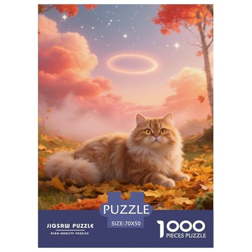 Exotic Shorthair, 1000-Teile-Puzzle, Fesselndes Und Entspannendes Hobby, Ideal Für Dekoration Oder Erinnerung, Ab 12 Jahren,Haustier Katze, 70x50cm/1000pcs Exotic Shorthair, 1000-Teile-Puzzle, Fesselndes Und Entspannendes Hobby, Ideal Für Dekoration Oder Erinnerung, Ab 12 Jahren,Haustier Katze, 70x50cm/1000pcs von QEVAWPAE