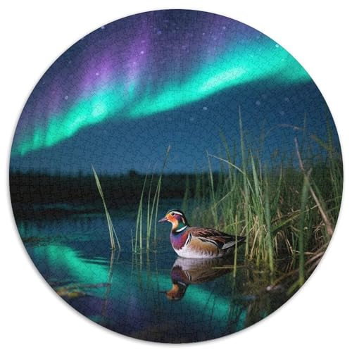 Gemalt Snipe1000 Stück Rundes Puzzle Fortgeschritten Für Puzzleenthusiasten Strategische PlanungVogel Festtagsgeschenk Rahmung Bereit 1000pcs (67.5x67.5cm) von QEVAWPAE