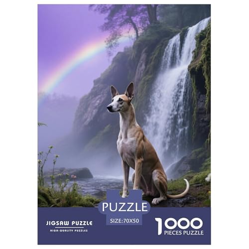 Greyhound, 1000-Teile-Puzzlespiel, Fesselndes Und Kreatives Erlebnis, Ideal Für Zuhause Oder Als Geschenk, Ab 10 Jahren, Haustierhund, 70x50cm/1000pcs Greyhound, 1000-Teile-Puzzlespiel, Fesselndes Und Kreatives Erlebnis, Ideal Für Zuhause Oder Als Geschenk, Ab 10 Jahren, Haustierhund, 70x50cm/1000pcs von QEVAWPAE