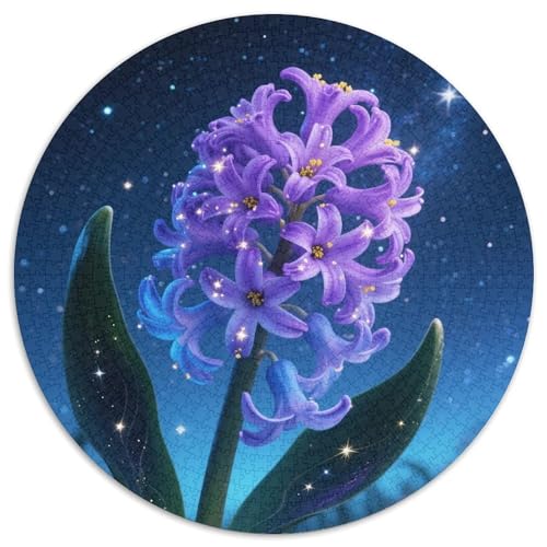HyacintheRundpuzzle Mit 1000 Teilen Und, Dekorativ, Entspannend Und Perfekt Für Puzzle-Fans 1000pcs (67.5x67.5cm) von QEVAWPAE