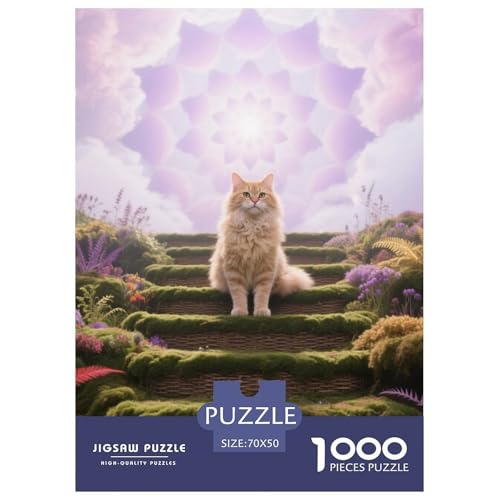 LaPerm, 1000-Teile-Puzzle, Kreative Herausforderung Für Geduldige, Ab 14 Jahren,Haustier Katze, 70x50cm/1000pcs LaPerm, 1000-Teile-Puzzle, Kreative Herausforderung Für Geduldige, Ab 14 Jahren,Haustier Katze, 70x50cm/1000pcs von QEVAWPAE