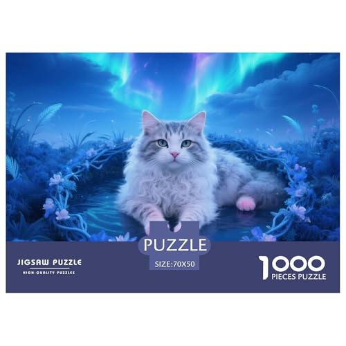 LaPerm, 1000-Teile-Puzzlespiel, Faszinierendes Künstlerisches Thema, Ideal Zum Einrahmen, Ab 8 Jahren,Haustier Katze, 70x50cm/1000pcs LaPerm, 1000-Teile-Puzzlespiel, Faszinierendes Künstlerisches Thema, Ideal Zum Einrahmen, Ab 8 Jahren,Haustier Katze, 70x50cm/1000pcs von QEVAWPAE