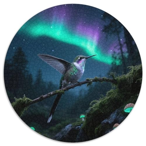 Langschwanz Sylph1000 Stück Rundes Puzzle Anspruchsvoll Für Erwachsene Mentales Training Geduld KonzentrationVogel Ideal Zur Entspannung Wandbild 1000pcs (67.5x67.5cm) von QEVAWPAE